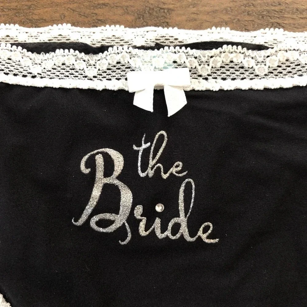 3/$25 Betsey Johnson The Bride‎ Bikini Panties New
